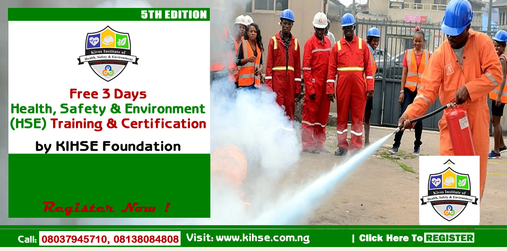 Free HSE Training Programme in Nigeria