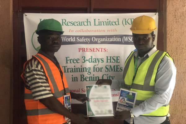  HSE, Safety Training in Benin City, Nigeria - in Lagos, Abuja, Port-Harcourt, Kaduna, Warri, Benin, Enugu, Kano, Ibadan, Aba, Onitsha, Ondo, Asaba, Jos, Calabar, Ilorin, maiduguri, Zaria, Aba, Abeokuta, Oyo, Osun, Edo, Delta States 